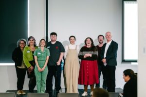 Staff members of CreativePEI with Mark Sandiford, November 2025